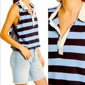 Free People Sleeveless Rugby